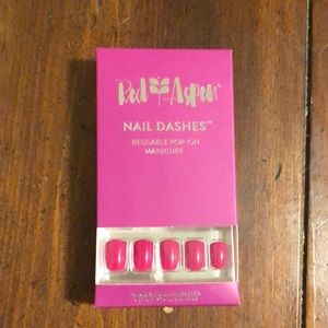 Red Aspen Nail Dashes in Beas Garden Romance